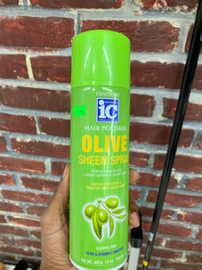 Olive sheen spray