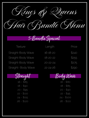 Bundle prices